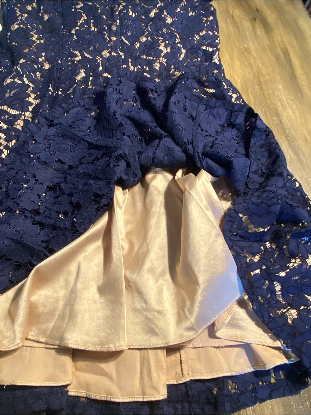 Eliza J Navy Blue Lace Dress Size 14 NWT - Picture 11 of 15